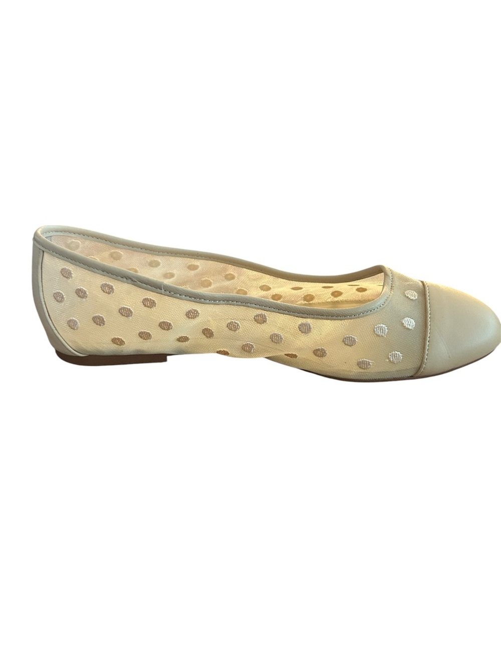 Talbots Blair Dot Mesh Ballet Flats